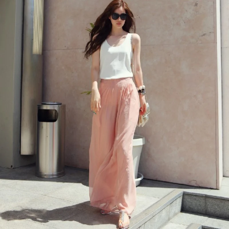 Casual New Fashion Summer Pants Loose Wide Leg Pants