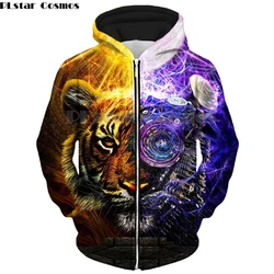 PLstar Cosmos Mens/Women Zip Hoodies Amazing Tiger Machine Harajuku Galaxy 3D Print Hoodie Animal Sweatshirts Asymmetry jacket PLstar Cosmos Mens/Women Zip Hoodies Amazing Tiger Machine Harajuku Galaxy 3D Print Hoodie Animal Sweatshirts Asymmetry jacket