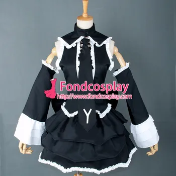 

Vocaloid2 Punk Black Cotton Sissy Maid Dress Cosplay Costume Tailor-made[G757]
