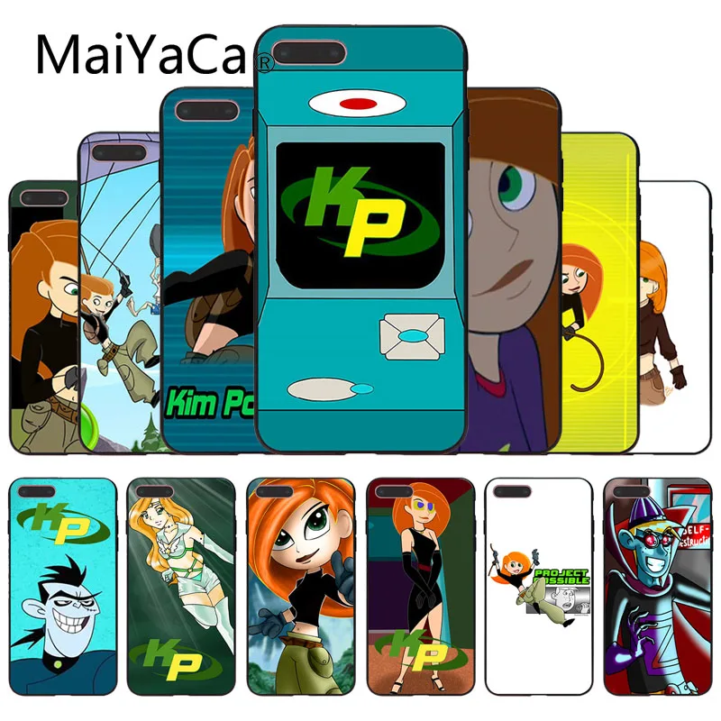 

MaiYaCa Kimmunicator Kim Possible Soft DIY Luxury High-end Protector Case For iphone 7 7plus X 8 8plus And XS XR 6s 6s Plus