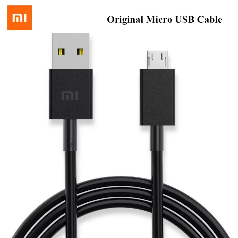 

Original XIAOMI Micro USB Cable Fast Charge Date Sync Cellphone Charging line For Redmi 5 plus note 5 6 Pro 5a 4X 3S 2S A2 lite