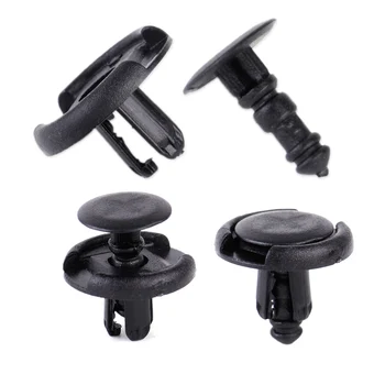 

beler 50pcs Fender Splash Shield Clips Push Rivet Fastener Retainer 09409-07332 9S9AK07332 Fit For Mazda Suzuki Equator Esteem