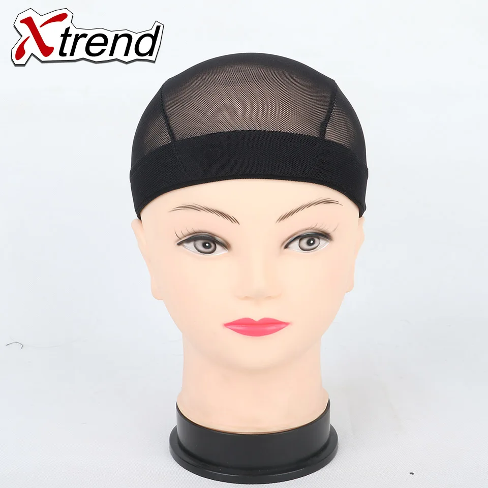 1 20PCS Dome Style Mesh Wig Cap For Making Wigs Black Color Fashion