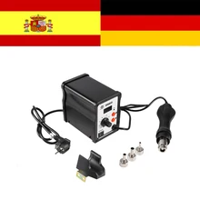 1 Набор UK цифровая SMD паяльная станция для распайки горячего воздуха паяльная пушка инструмент+ насадки Горячая воздушная паяльная станция сварочный электроинструмент