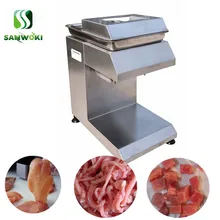 Машина для резки свежего мяса высокоэффективный слайсер для свежего мяса из нержавеющей стали