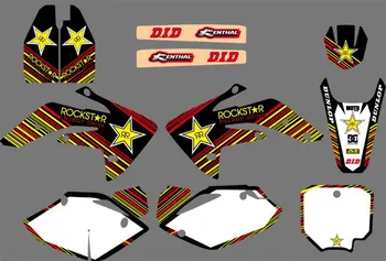 

0079 Star NEW STYLE TEAM GRAPHICS & BACKGROUNDS DECALS STICKERS Kits for Honda CRF150R LIQUID COOLED 2007-2012 CRF 150 R