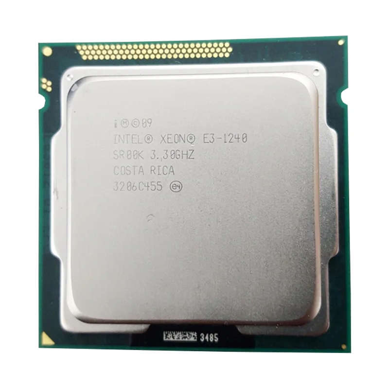 

Intel Xeon E3 1240 3.3GHz 8M Cache LGA 1155 CPU Processor SR00K Quad-Core