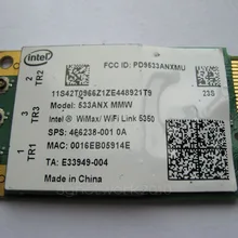 Беспроводной адаптер карта для Intel 533ANX MMW/Wimax WI-FI 5350 300 Мбит/с мини-карта pci-e для hp SPS: 466238-001 аккумулятор большой емкости