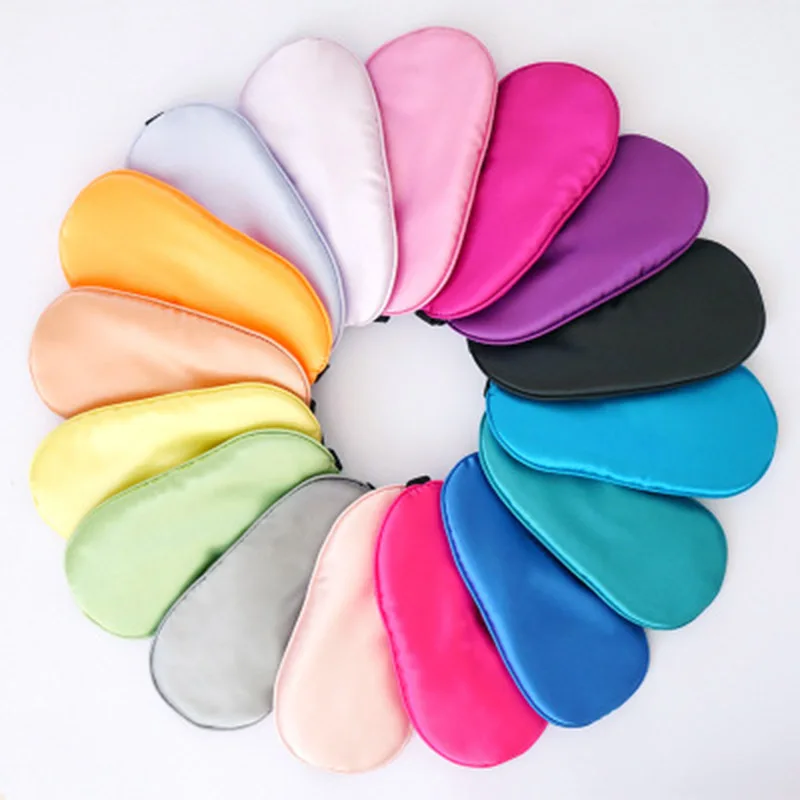 

Soft Silk Eye Sleeping Mask Blindfolds For Sleep Eye Cover Eyes Shield Eyeshade For Travel Sleeping Masks Skin Care Beauty Tool