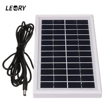 LEORY 3W 12V Solar Panel Polycrystalline Silicon DIY Solar Cells System Module For Battery Charger DC12V Outputs