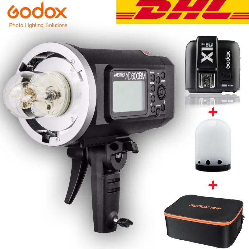 DHL Godox AD600BM HSS 1/8000s 600 Вт наружная вспышка Bowens Mount + беспроводной триггер для Canon Sony Fuji