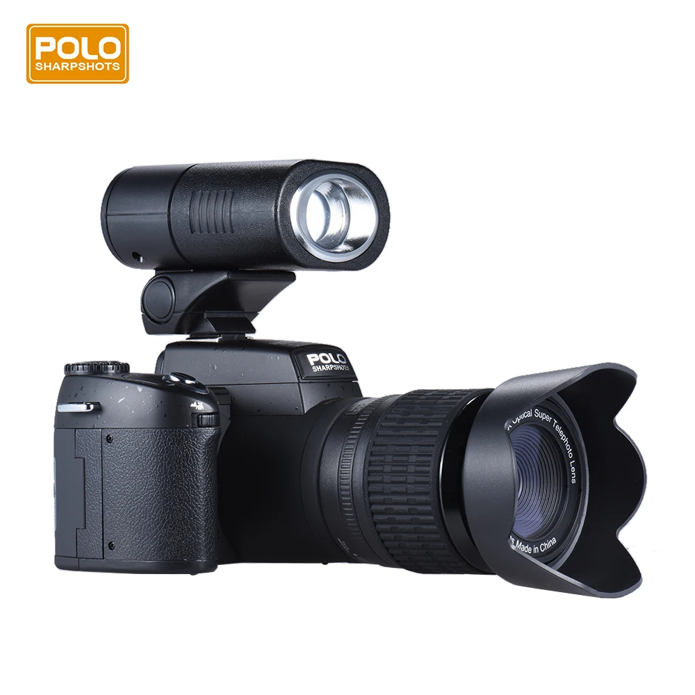 

Polo Sharpshots Digital Vedio Camera AF 33MP 1080P 30fps FHD 8X Zoomable w/ Standard + 0.5X Wide Angle +24X Telephoto Long Lens
