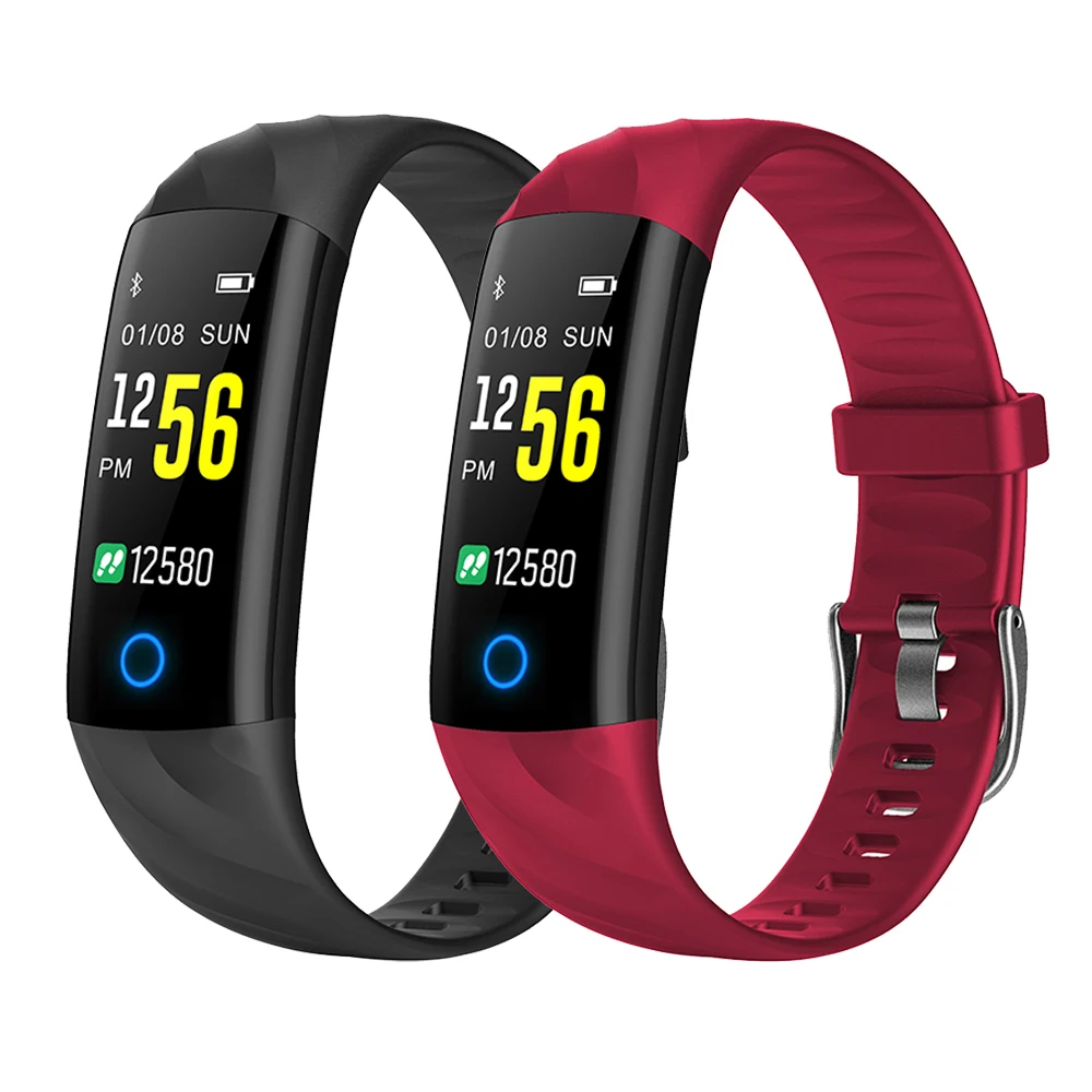 

Sport Fitness Smart Bracelet IP68 Waterproof Color Screen Heart Rate Blood Pressure Pedometer Activity Tracker Men Smart Band