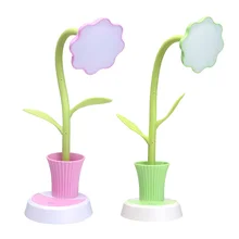 Детская лампа светодиодный настольная лампа с сенсорным управлением лампа с регулировкой USB перезаряжаемая лампа для глаз для детей, обучающая лампа, держатель для карандашей