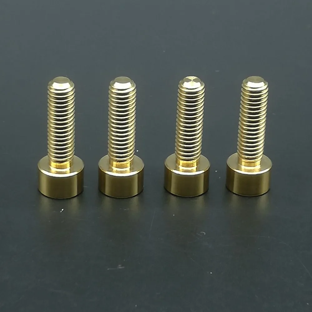 4 шт. титановые болты с шестигранной головкой 6 х16 мм|titanium bolts|bolt tiscrew allen head |