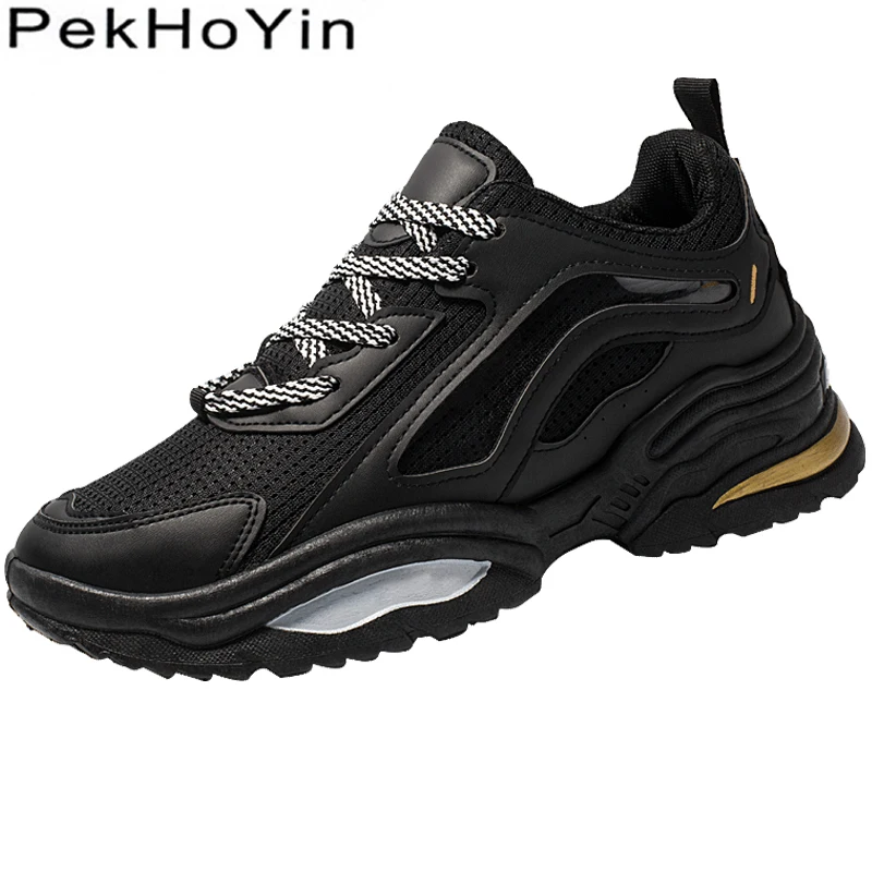 

Thick Sole Brand 1:1 Fashion Sneakers Men Casual Shoes Superstar Footwear Zapatos Rubber Male Walking Shoes Black Men Deportivas