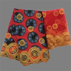 Великолепная вышивка Африканский Базен riche кружевной ткани соответствия 2 двор французский чистая кружевной материал с бисером WBN6