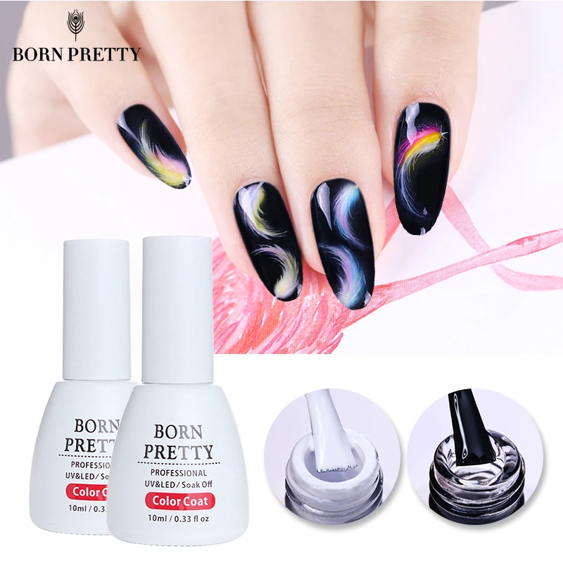 BORN PRETTY Blossom Гель лак для ногтей 10 мл Белый Прозрачный Личная гигиена волшебный