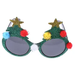 Новинка солнцезащитные очки Рождественская елка Гавайский пляжный ананас солнцезащитные очки Костюм для Рождества и Хэллоуина вечерние