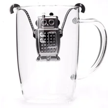 Робот Чайный фильтр нержавеющая сталь премиум класса чай для заварки Сито-заварник Чайный фильтр