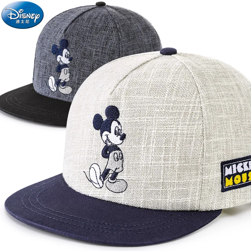 

Disney children hat mickey mouse cap fashion cartoon kids hat outdoor wear cotton Adjustable breathable Visor Shade Baseball cap