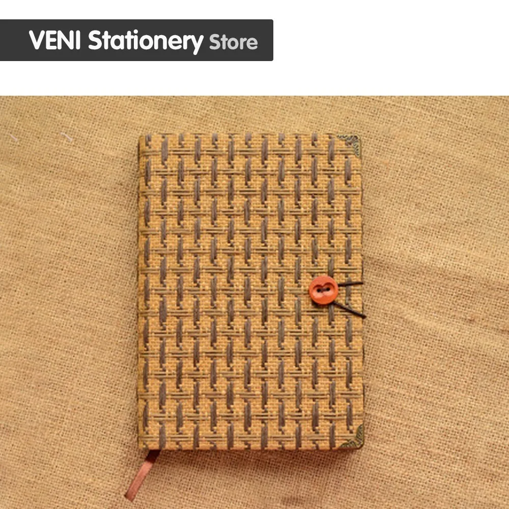 

Straw literary retro diary straps creative personality gifts office notebook notepad stationery