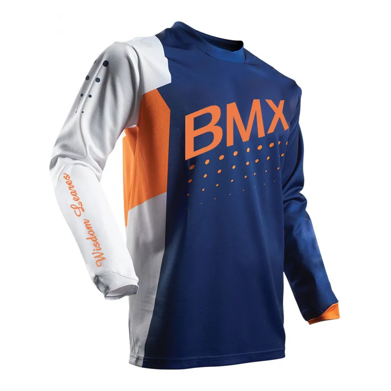 cheap 2018 Downhill Jerseys Men MTB Motocross Mountain Bike Cycling Jersey Motorcycle T Shirts DH Offroad BMX Bicycle Clothing