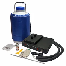 Original phone repair machine FS06 liquid nitrogen frozen lcd Separator machine kit built in pump with 10L tank 300W yds 50b small capacity cryogenic liquid nitrogen tank