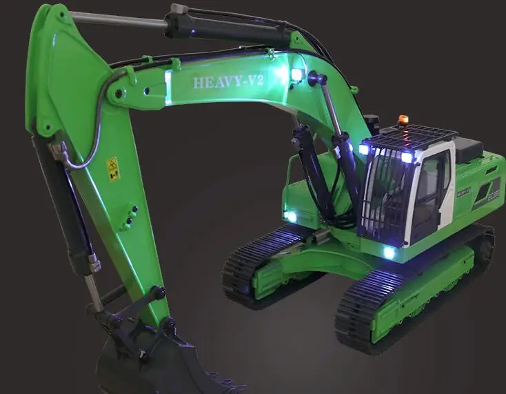 1/12 scale RC TRUCK Remote hydraulic excavator model Static point model Construction machinery Excavator strange hand JDM-106G 1/12 scale RC TRUCK Remote hydraulic excavator model Static point model Construction machinery Excavator strange hand JDM-106G