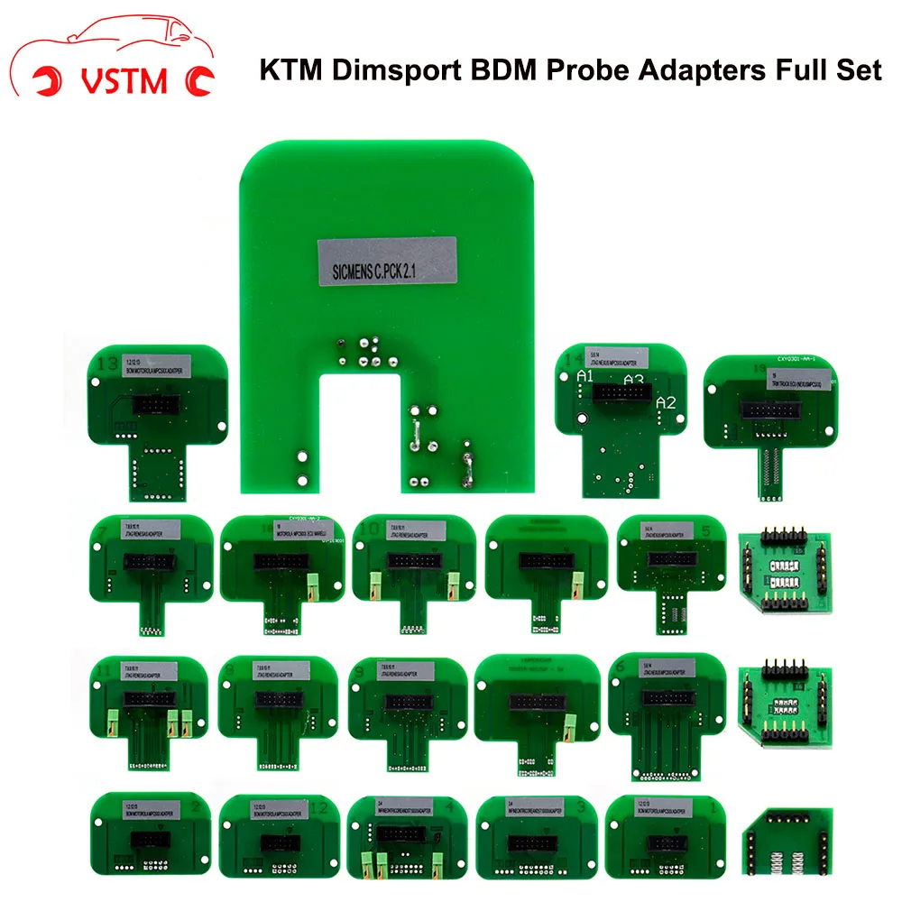 

VSTM 22pcs/set KTAG KESS KTM Dimsport BDM Probe Adapters LED BDM Frame ECU RAMP KTM Dimsport Probe Adapters