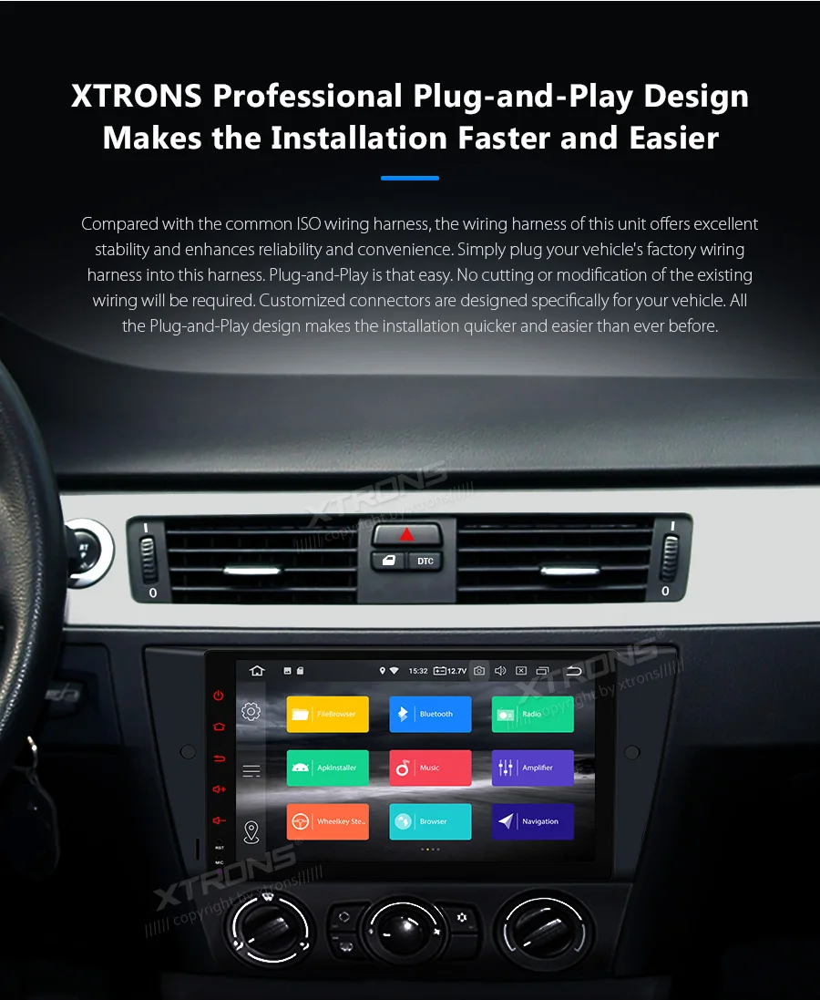 Cheap 9" Android 9.0 Pie OS Car Multimedia GPS Radio for BMW E90 2005-2012 E91 2005-2012 E92 2006-2013 E93 2007-2013 M3 2007-2012 7