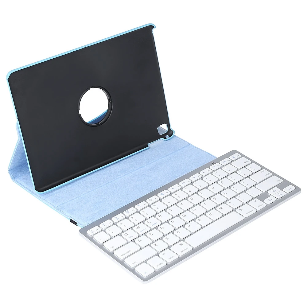 

360 Degree Rotating PU Leather Smart Case Cover for iPad Pro 9.7 With Wireless Bluetooth Keyboard Stylus Pen Safety Case