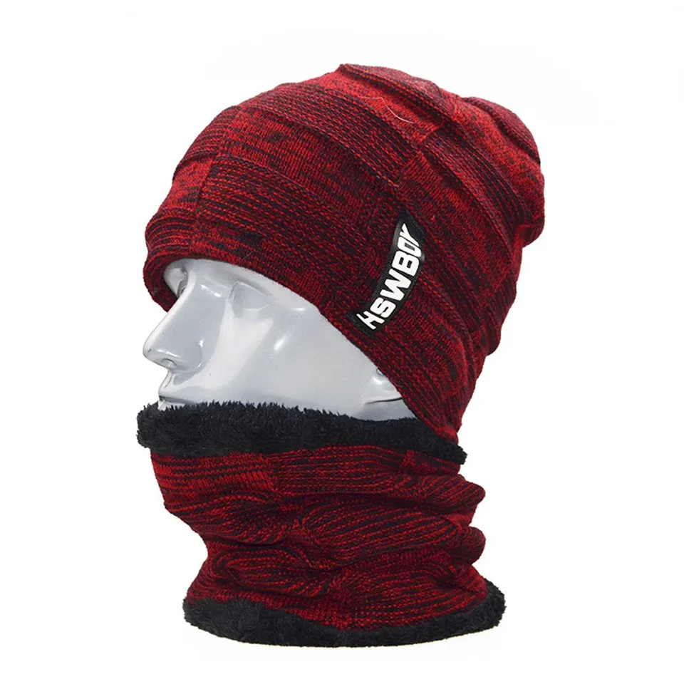 Зимние шапки Skullies Beanies, зимние шапки бини для мужчин и женщин, шерстяной шарф, шапки, Балаклава, маска, вязаная шапка