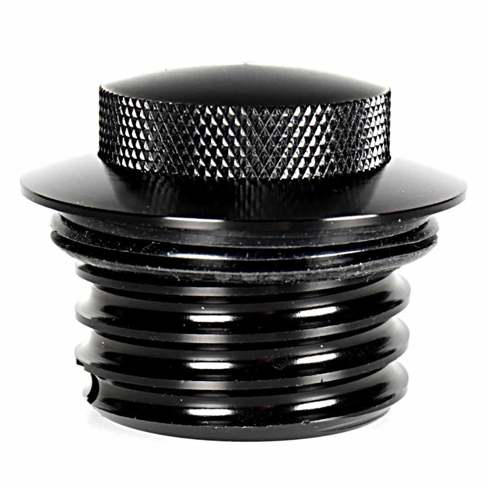 Black Flush Mount Pop Up Gas Cap For Harley 1996 2016 Touring With