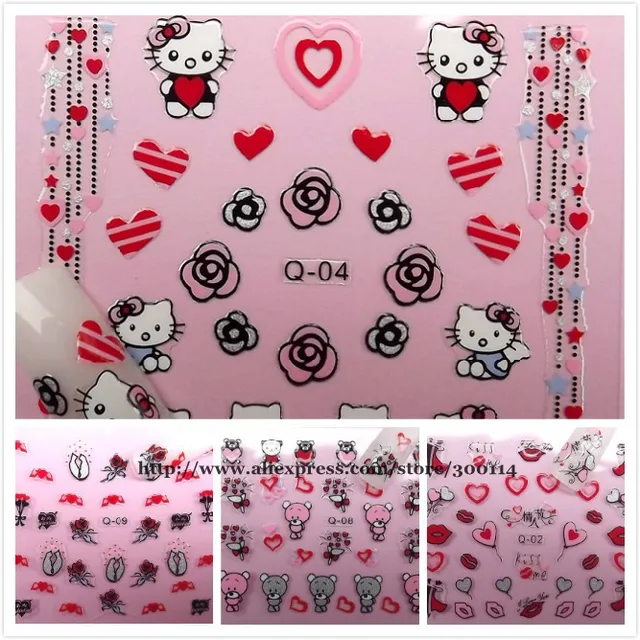 15 Valentine S Day Nail Art Stickers Decals 2017 Fabulous Valentine S Day Nail Art Stickers
