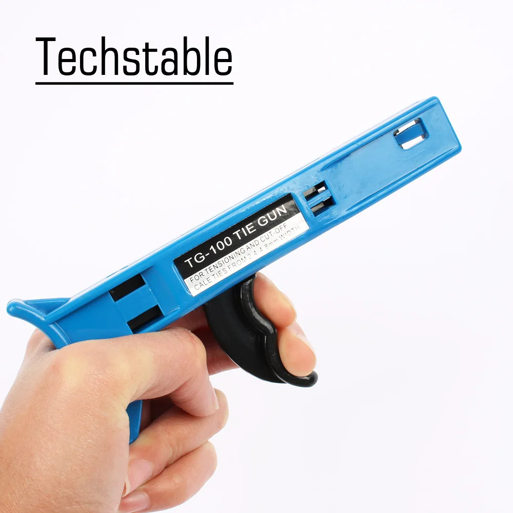 

TG-100 mount tool and wire especially for cable ties Gun For Nylon Cable Tie width: 2.4-4.8mm