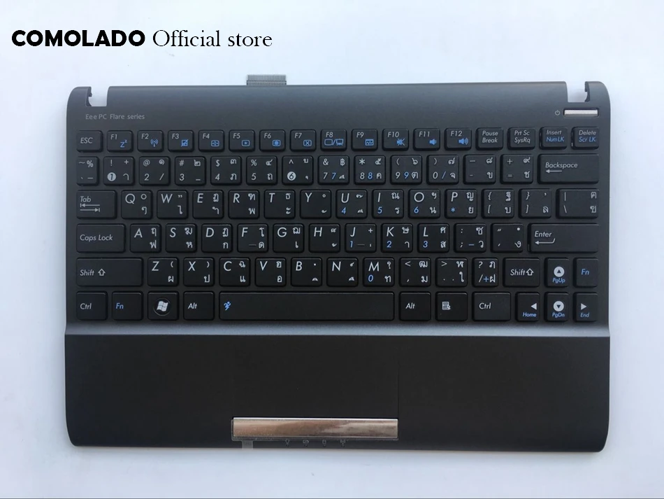 TI Thailand клавиатура для ASUS Eee pc 1025 1025C 1025CE с черной рамкой черные клавиши Раскладка |