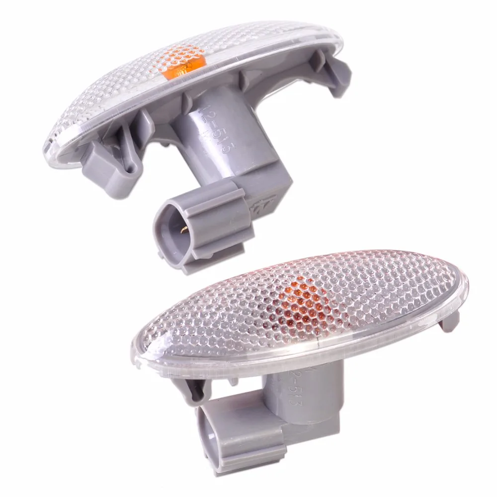 

CITALL 2pcs Fender Light Side Turn Signal Lamp for Toyota Corolla Camry Yaris RAV4 2006 2007 2008 2009 2010 2011 2012 2013