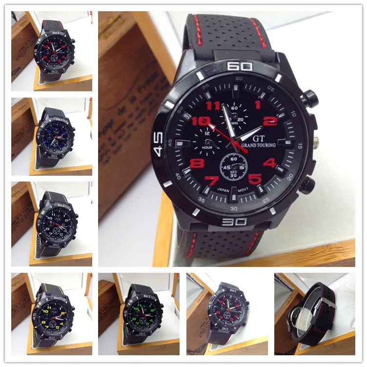 Мужские часы модные повседневные спортивные кварцевые мужские военные кожаные