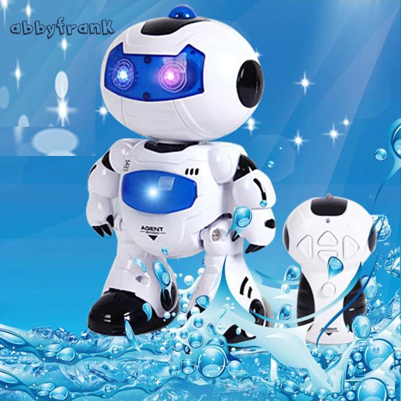 Abbyfrank rc робот игрушка Дистанционное управление электронная Pet Прогулки Танцы