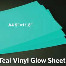 A4 листы светится в темноте клейкие знаки автомобильные отличительные знаки футболки стены делая пленку ленты для силуэт плоттеры светоотражающий виниловый