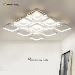 Ретро современный светодиодный потолочный светильник для гостиной зал спальня plafonnier свет дома дизайн потолочный светильник Luminarias Para Sala