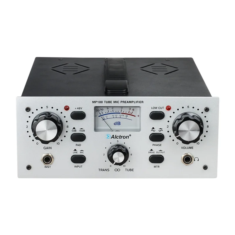 

Alctron MP100 single-channel tube microphone/Instrument preamplifier, microphone amplifier,with 48V phantom power