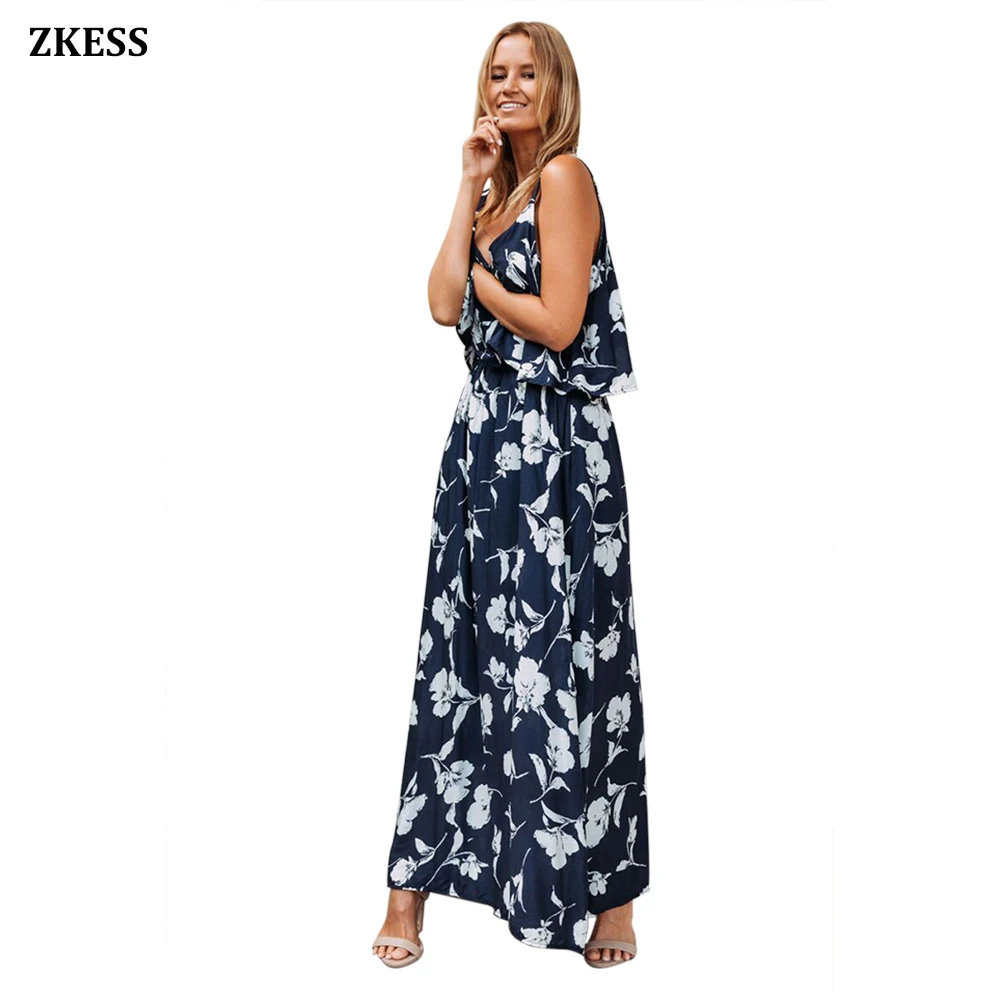 Chic-Summer-Boho-Floral-Maxi-Dress-in-Navy-LC61991-1-2