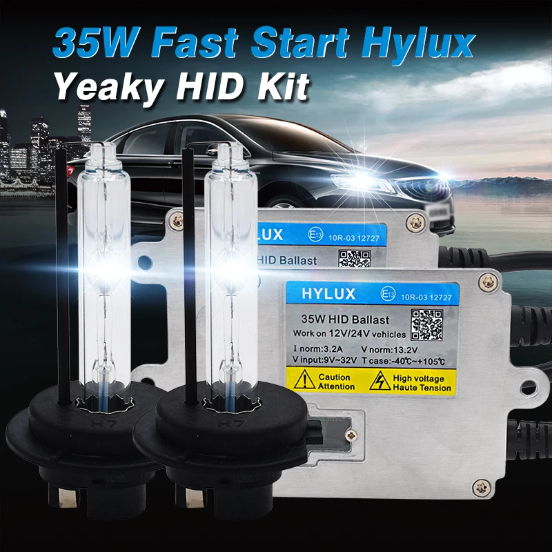 2020 35W Fast Bright HID light Kit 9V 32V Hylux A2088 HID Ballast 4500K