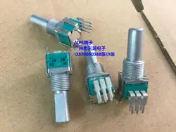 4pcs for ALPS  RK09L1240A12 precision potentiometer, double B10K*2, half shaft length 20mm