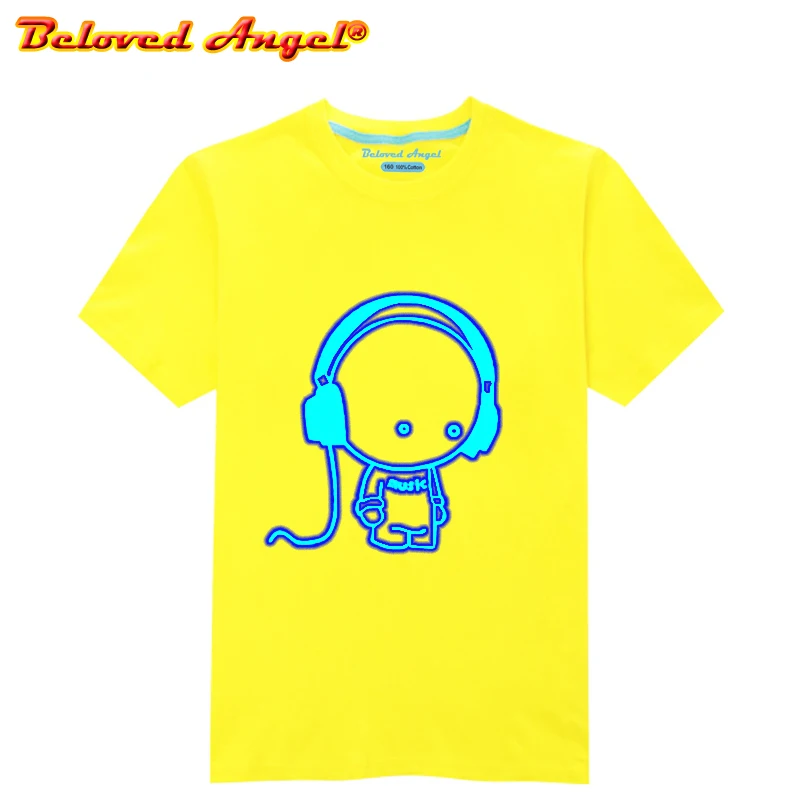 Светящаяся футболка с человеком-пауком Детские футболки в стиле хип-хоп для девочек и мальчиков весенне-летняя хлопковая одежда для больших мальчиков футболка с объемным рисунком