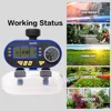 New Arrival Two Outlet Garden Digital Electronic Water Timer Solenoid Valve Garden Irrigation Controller for Garden,Yard#21060 6