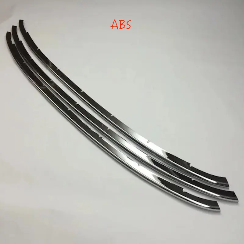 

For Toyota Corolla Front Bumper Grilles Cover Grille Trim Middle Decoration 2014 2015 2016 ABS Chrome Car-Styling Accessories