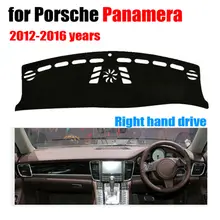 Приборной панели автомобиля Обложка Коврик для Porsche Panamera 2012-2016 правый руль dashmat Pad тире охватывает приборной панели авто аксессуары